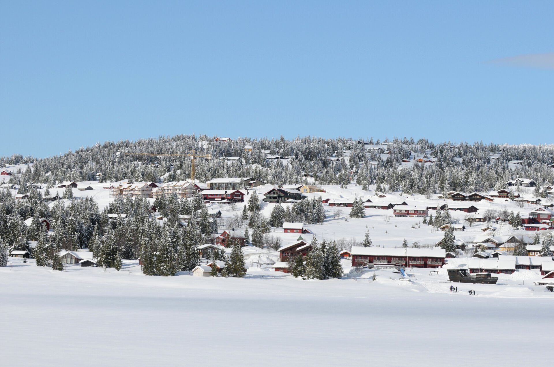 Hytter på Sjusjøen
Foto: Esben Haakenstad