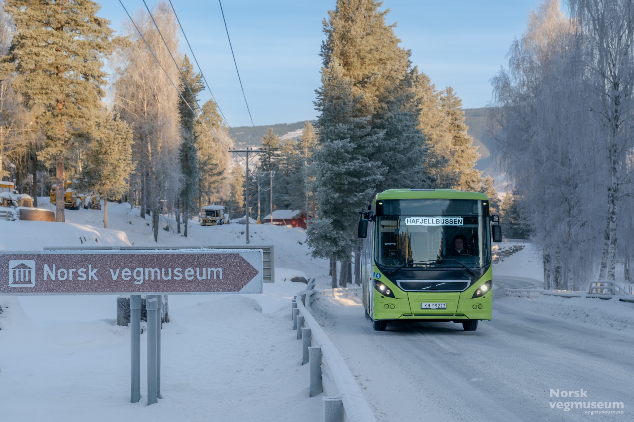 Vegmuseet Hafjellbussen ved Norsk Vegmuseum
